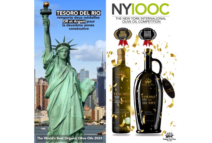 Tesoro del Rio remporte 2 médailles Or et Argent pour la 2ème année consécutive au concours NYIOOC 2023.